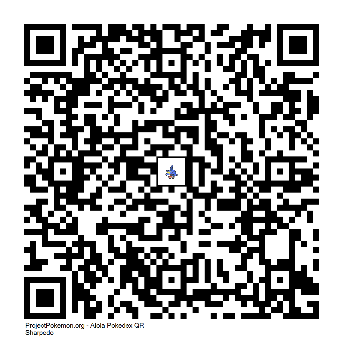 Cdigo QR de Sharpedo